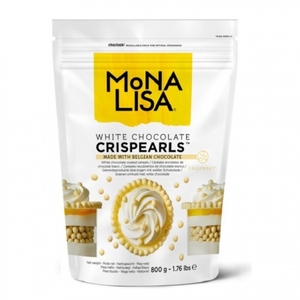 Хрустящие жемчужины белый шоколад Crispearls Mona Lisa Callebaut 100 гр